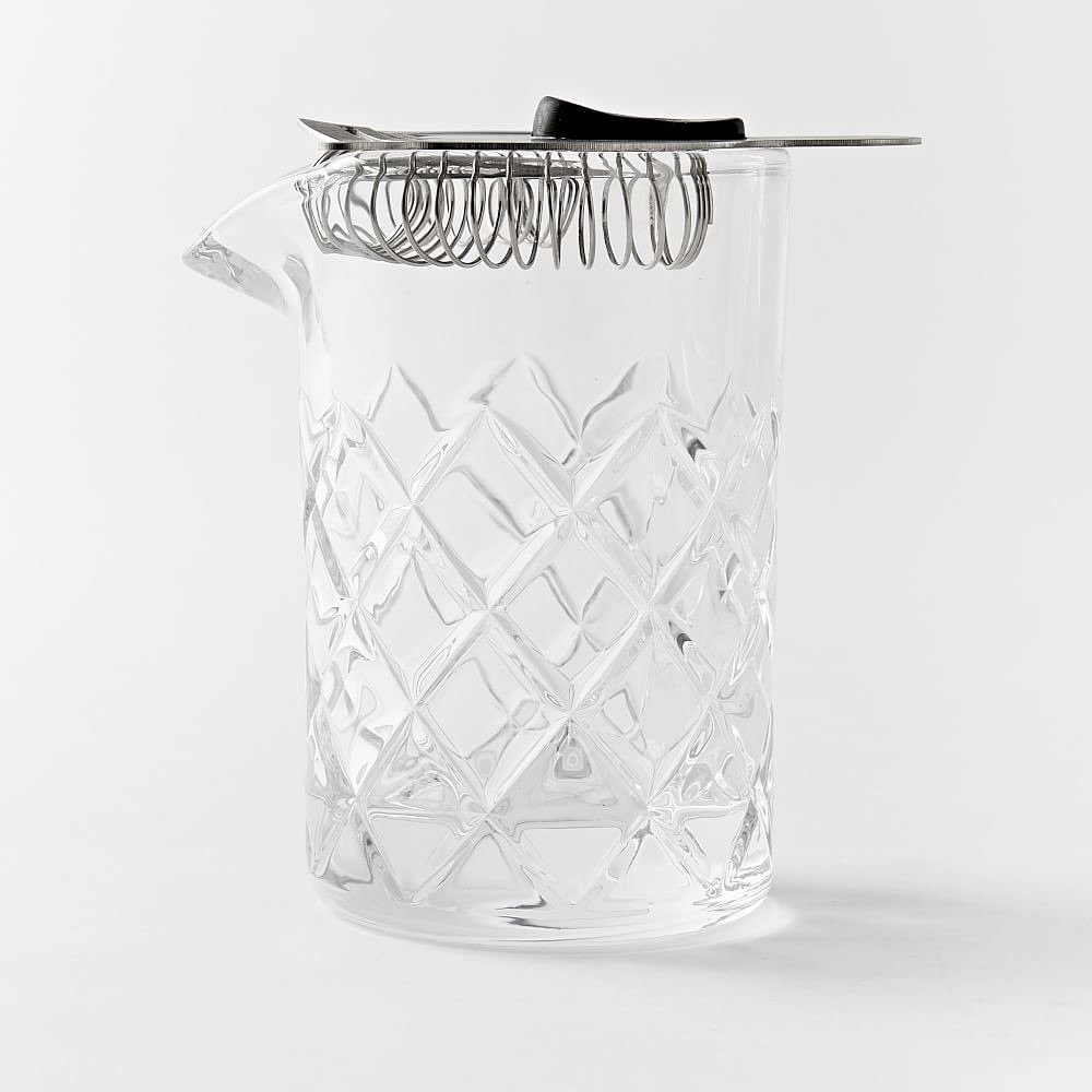 West Elm Tarai Mixing Pitcher & Hawthorne Strainer